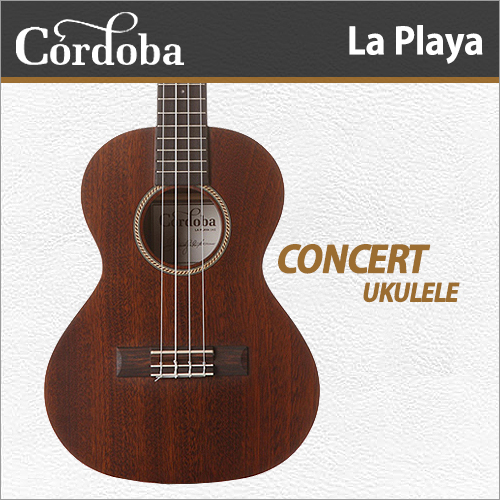 [당일배송] 코르도바 우쿨렐레 La Playa Uke Travel / Cordoba La Playa Uke Travel / 코르도바 탑솔리드 콘서트 우쿨렐레/우크렐레