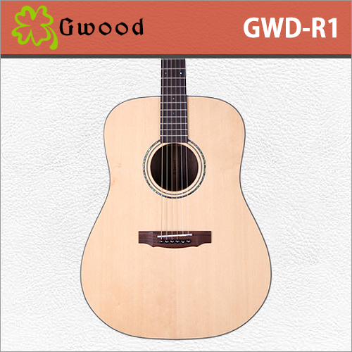 [당일배송] 지우드 GWD-R1 / Gwood GWDR1 / 국내생산 / 탑솔리드 통기타