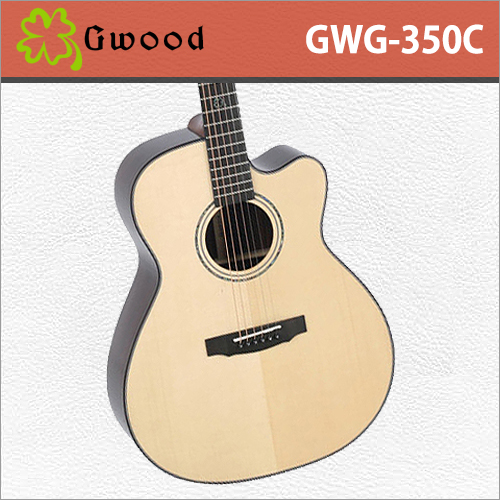 [당일배송] 지우드 GWG-350C / Gwood GWG350C / 국내생산 / 올솔리드 통기타