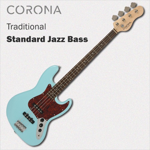 코로나 베이스 기타 Traditional Standard Jazz Daphne Blue Laurel