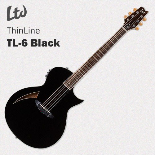LTD ThinLine TL-6 세미할로우 어쿠스틱 블랙 / 당일배송