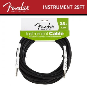 펜더(Fender) Instrument Cable / 25FT(7.5M) / 기타 케이블 / 악기 케이블