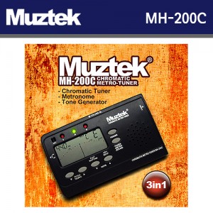 뮤즈텍(Muztek) MH-200C / MH200C / 톤 제너레이터 / 크로매틱 메트로 튜너