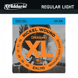다다리오(Daddario) Nickel Wound Regular Light (010-046) / EXL110 / 일렉기타줄 / 일렉기타스트링