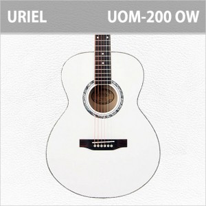 [당일배송] 유리엘 UOM-200 / Uriel UOM200 / 올림픽화이트(OW) / 여성용 입문용 추천 컬러 통기타
