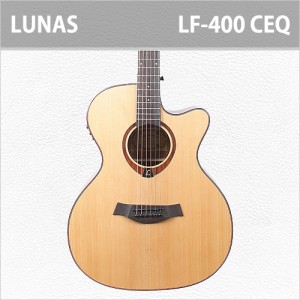 [당일배송] 루나스 LF-400 CEQ OP / Lunas LF400 CEQ OP / 루나스 입문용 추천 EQ 통기타 / OP(무광)