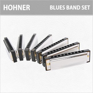 [당일배송] 호너 블루스밴드 세트 / Hohner BLUESBAND Set / 호너 다이아토닉 하모니카 세트 / 10홀 / 독일생산