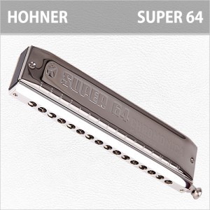 [당일배송] 호너 슈퍼 64 / Hohner SUPER 64 / 호너 크로메틱 하모니카 / 16홀 / C KEY / 독일생산