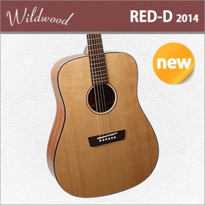 [당일배송] Wildwood RED-D 2014 / 와일드우드 레드-D 2014 / 와일드우드 탑솔리드 통기타 / 국내생산