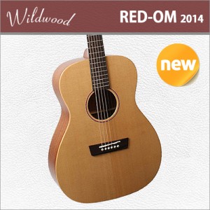 [당일배송] Wildwood RED-OM 2014 / 와일드우드 레드-OM 2014 / 와일드우드 여성용 추천 탑솔리드 통기타 / 국내생산