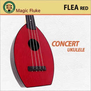 [당일배송] 매직플루크 플리레드 콘서트 / MagicFluke Flea Red Concert / 컬러 콘서트 우쿨렐레/우크렐레