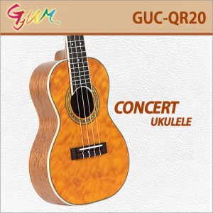 [당일배송] 꿈 GUC-QR20 / Ggum GUCQR20 / 꿈 콘서트 우쿨렐레/우크렐레 / 전판 퀼티드메이플 레드 / 국내생산