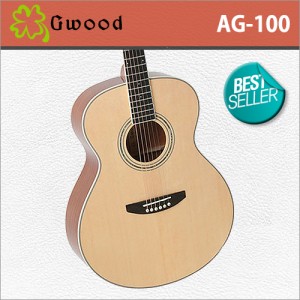 [당일배송] 지우드 AG-100 / Gwood AG100 / 탑솔리드 통기타