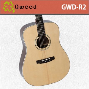 [당일배송] 지우드 GWD-R2 / Gwood GWDR2 / 국내생산 / 탑솔리드 통기타