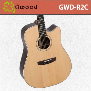 [당일배송] 지우드 GWD-R2C / Gwood GWDR2C / 국내생산 / 탑솔리드 통기타