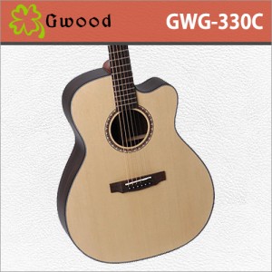 [당일배송] 지우드 GWG-330C / Gwood GWG330C / 국내생산 / 올솔리드 통기타