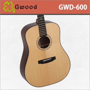 [당일배송] 지우드 GWD-600 / Gwood GWD600 / 국내생산 / 올솔리드 통기타