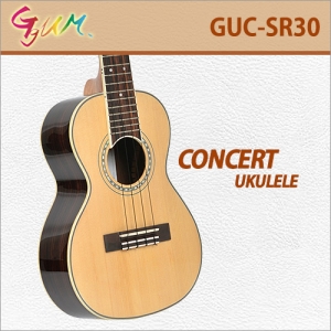 [당일배송] 꿈 GUC-SR30 / Ggum GUCSR30 / 꿈 탑솔리드 콘서트 우쿨렐레/우크렐레 / 로즈우드 측후판 / 국내생산