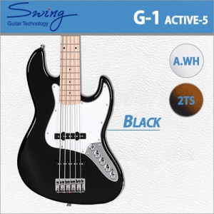 [당일배송] 스윙 G-1 Active 5 / Swing G1 Active 5 / 국내생산 / 다양한 컬러 / 5현 베이스기타