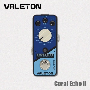 Valeton Coral Echo II / 16가지 딜레이 이펙터 내장 CRL-7 에코 이펙터 [당일배송]