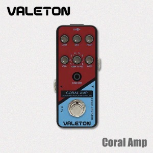 Valeton Coral Amp CRL-5 / 16종 앰프 시뮬레이션 페달 이펙터 [당일배송]