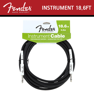 펜더(Fender) Instrument Cable / 18.6FT(5.5M) / 기타 케이블 / 악기 케이블