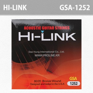 Hi-Link GSA-1252 / 하이링크 GSA1252 / 통기타줄 / 통기타스트링