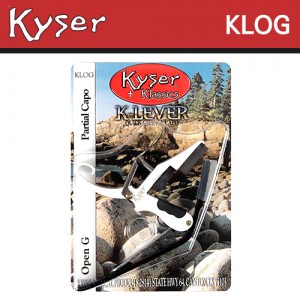 카이져(Kyser) KLOG Capo / K-Lever Open G Capo / 화이트 / 어쿠스틱기타 카포 / 통기타 카포