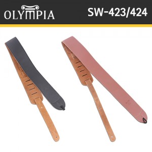 올림피아(Olympia) SW-423 SW-424 / SW423 SW424 / 가죽스트랩 / 기타스트랩 / 베이스스트랩